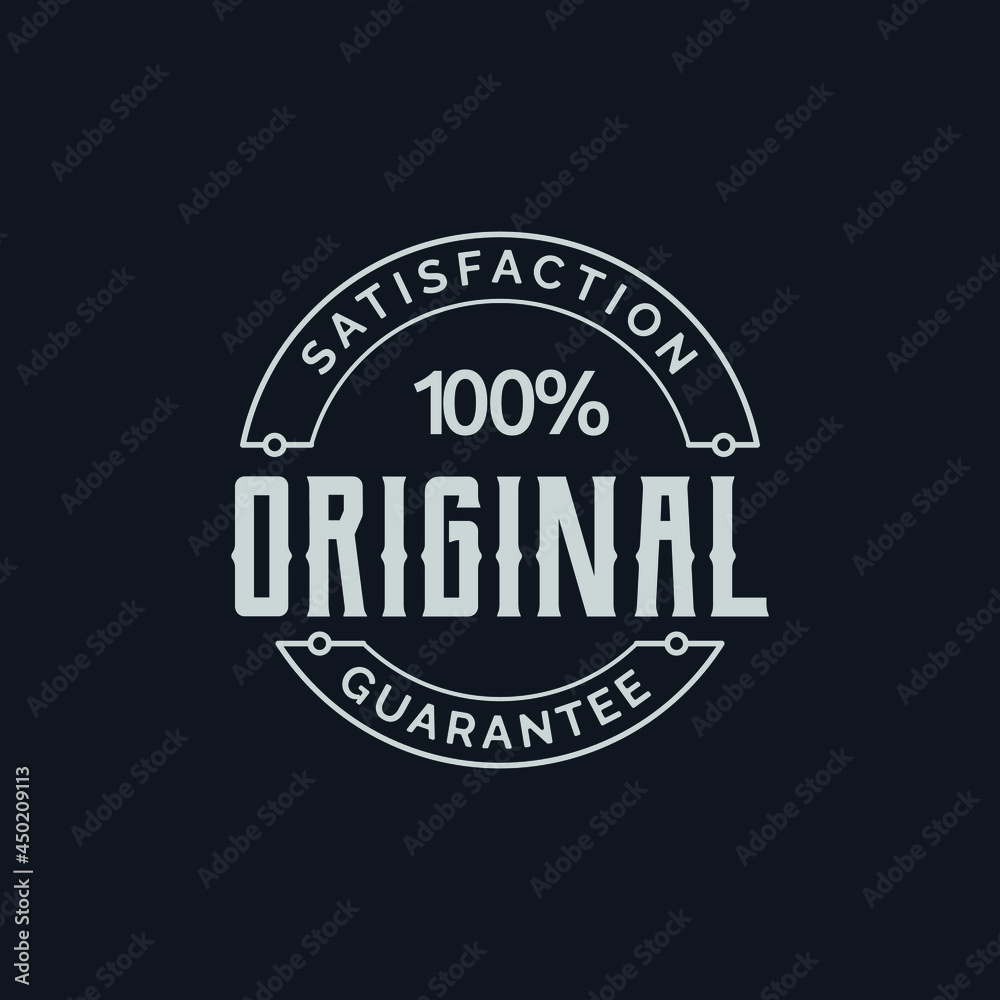 Obraz premium Vintage original label design template