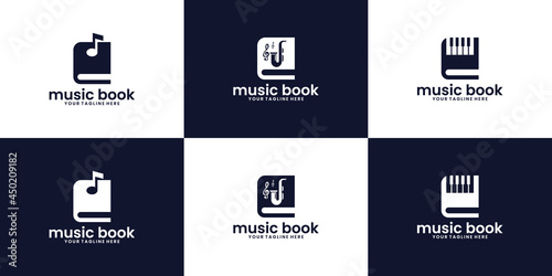 music book logo design inspiration collection