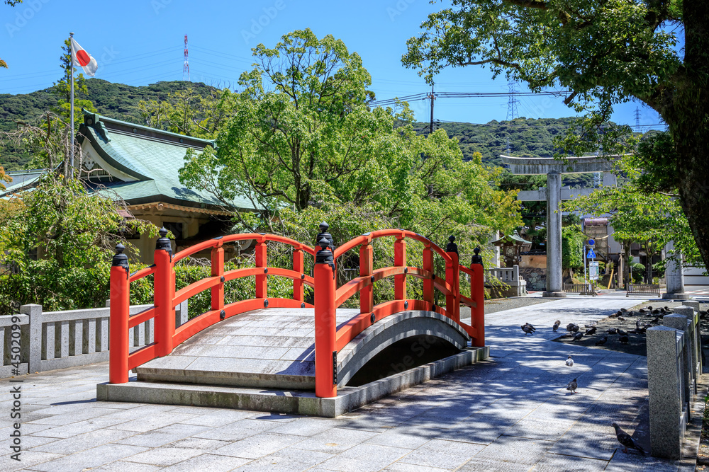 夏の住吉神社 山口県下関市 Sumiyoshi shrine in summer Yamaguchi-ken Shimonoseki city 夏の住吉神社 山口県下関市 Sumiyoshi shrine in summer Yamaguchi-ken Shimonoseki city