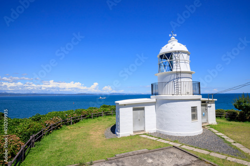 夏の部埼灯台 福岡県北九州市 Hesaki Lighthouse in summer Fukuoka-ken Kitakyusyu city