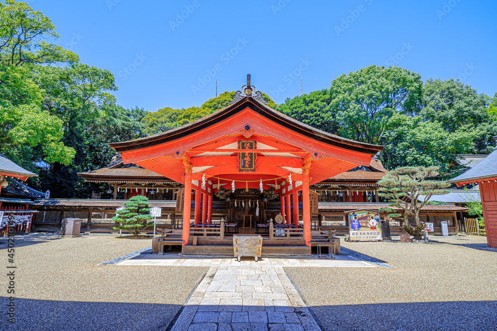 夏の住吉神社 山口県下関市 Sumiyoshi shrine in summer Yamaguchi-ken Shimonoseki city 夏の住吉神社 山口県下関市 Sumiyoshi shrine in summer Yamaguchi-ken Shimonoseki city