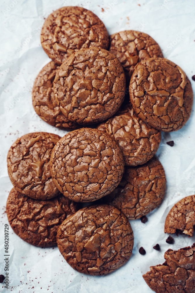Homemade fudge Brownie cookies Homemade fudge Brownie cookies
