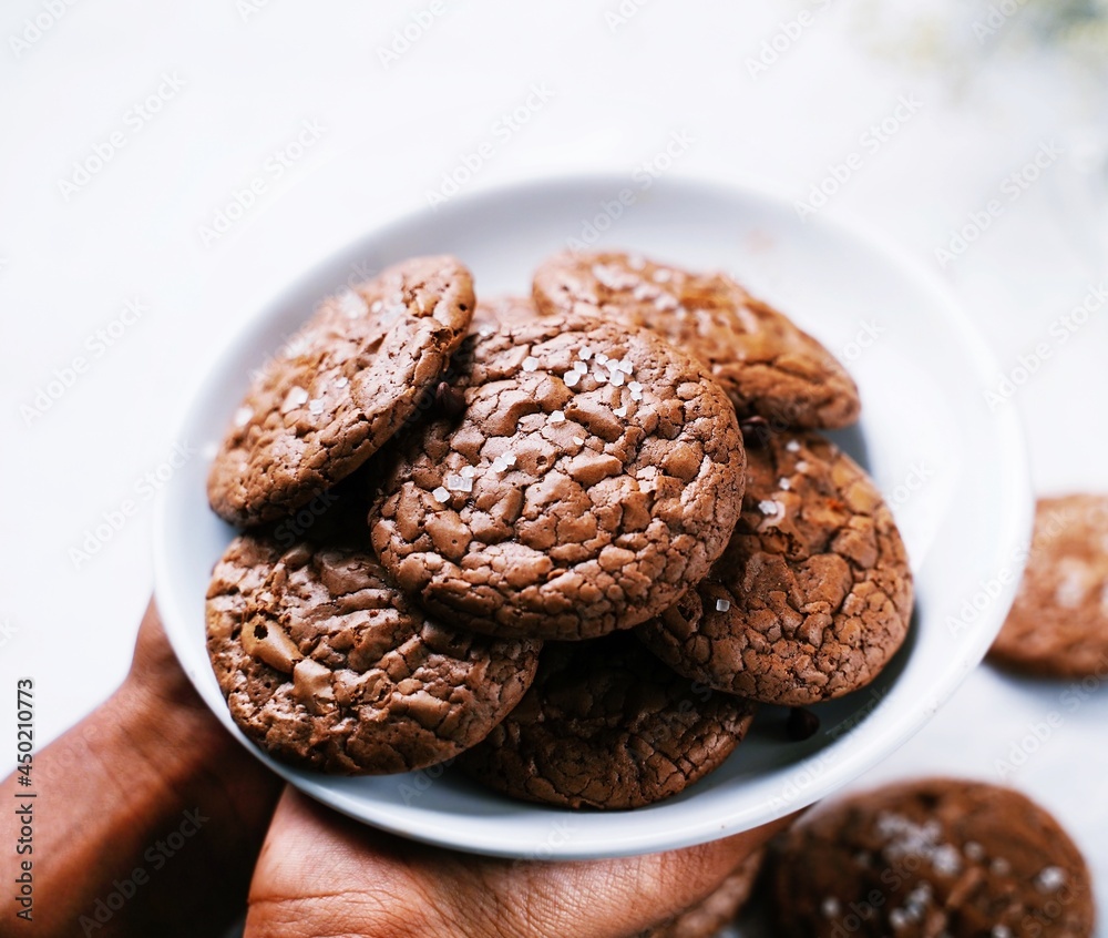 Homemade fudge Brownie cookies Homemade fudge Brownie cookies