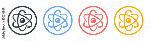 Atom icon. 