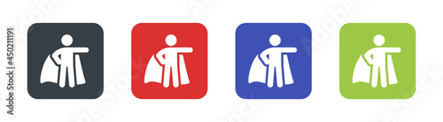 Super hero icon vector illustration