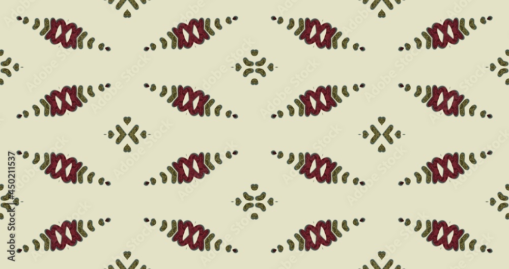 seamless pattern in autumn colors on a yellow background seamless pattern in autumn colors on a yellow background