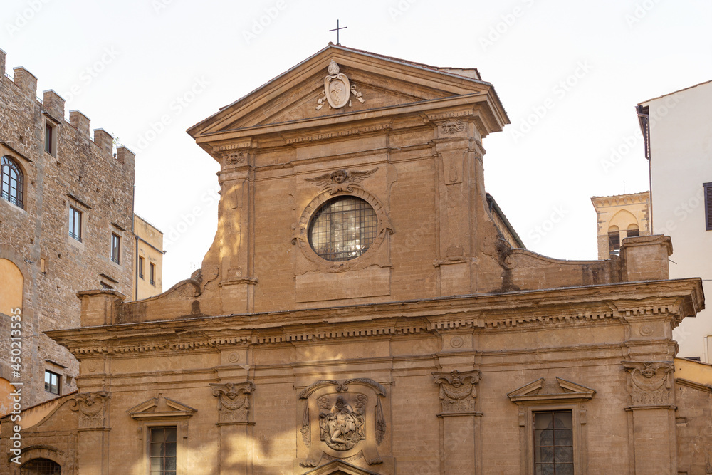 Exterior of Saint Trinity church, Florence
