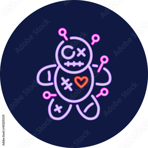 voodoo neon icon