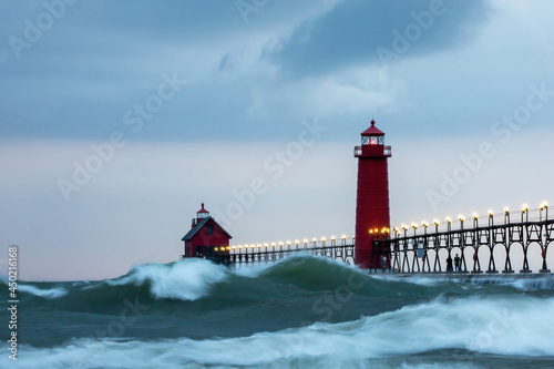 A Little storm day at Grand Haven Lighthouse