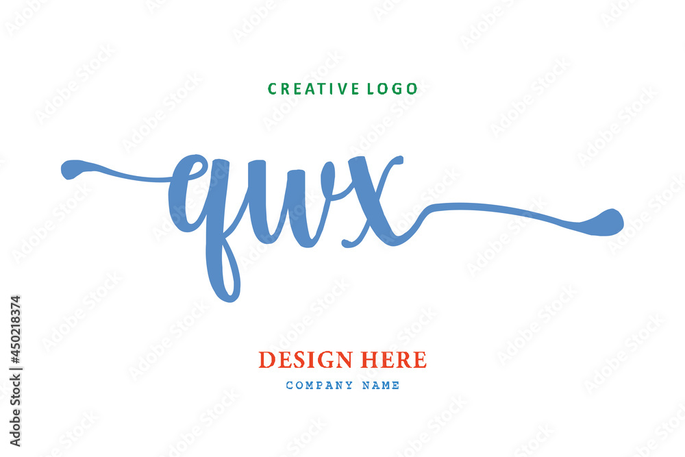 QWX lettering logo is simple, easy to understand and authoritative