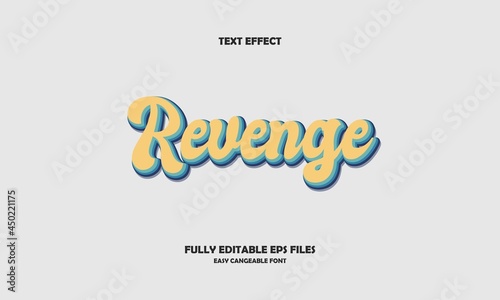 revenge style editable text effect