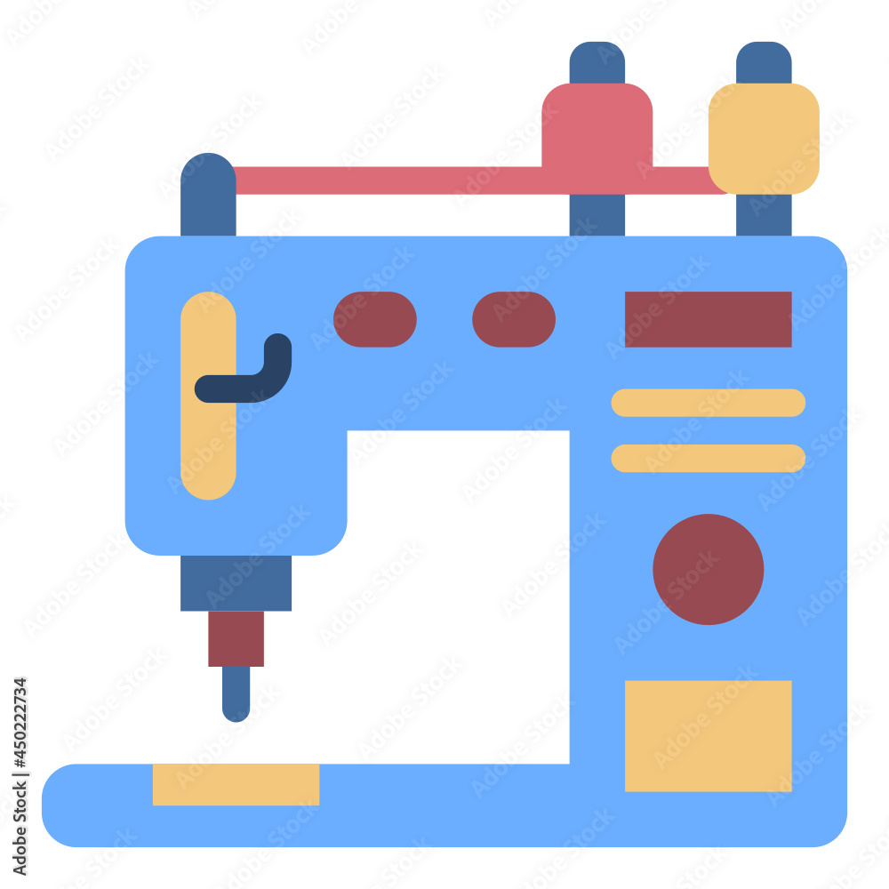 sewing flat icon sewing flat icon