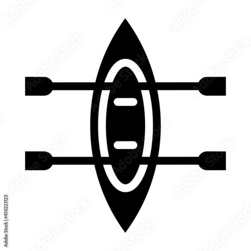 rowing glyph icon