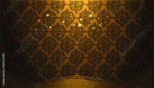 Background elegant creative thai pattern modern.