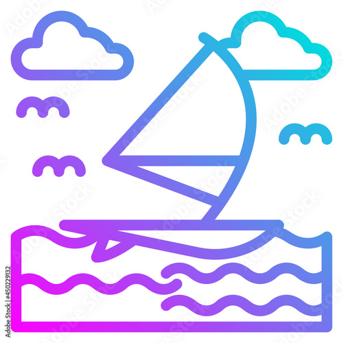 windsurf gradient icon