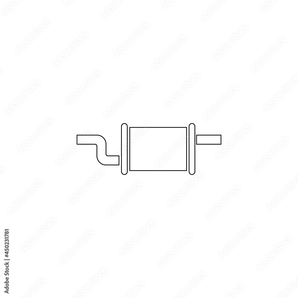 car exhaust icon