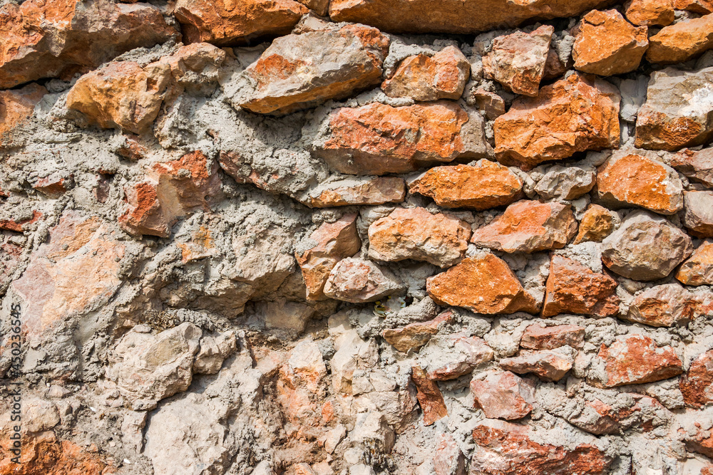 Fototapeta premium Wall made of natural stone