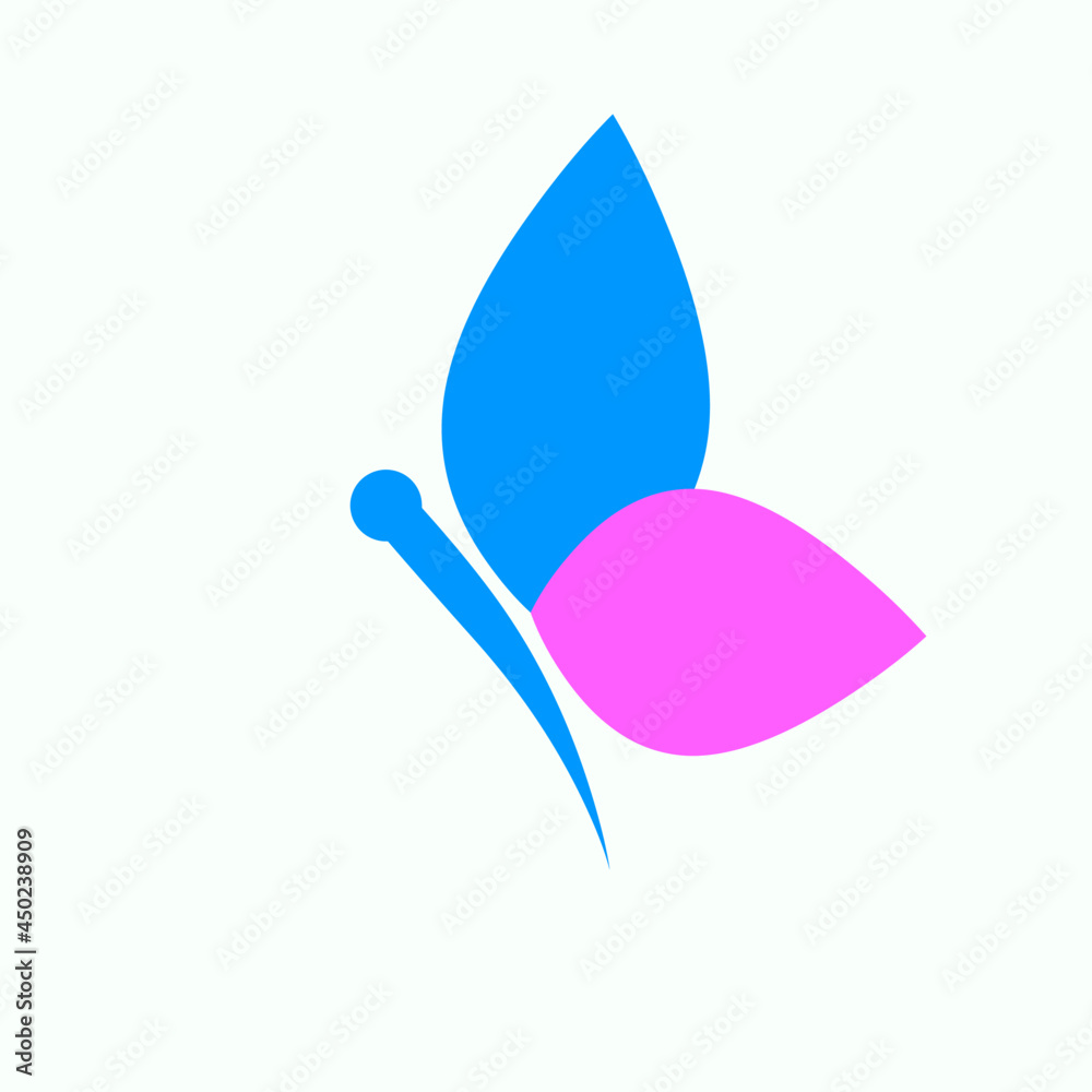 Butterfly vector logo illustration design. Butterfly vector logo illustration design.