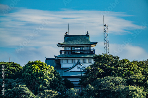 Wallpaper Mural 北側から見た小牧山城天守 Torontodigital.ca