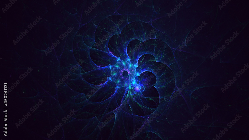 3D rendering abstract multicolor fractal light background 3D rendering abstract multicolor fractal light background