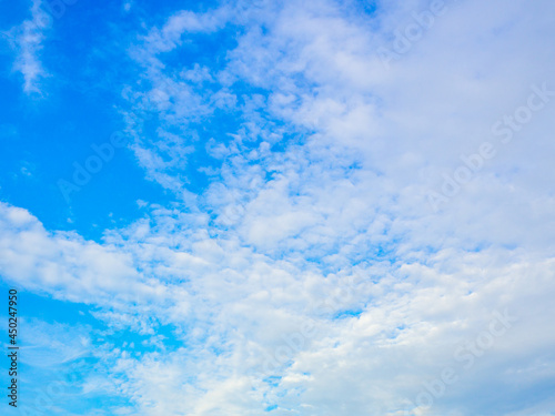 Sky with clouds,Blue skies, white clouds ,The vast blue sky and clouds © crazyass