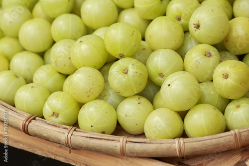 gooseberry in market, Bangkok Thailand