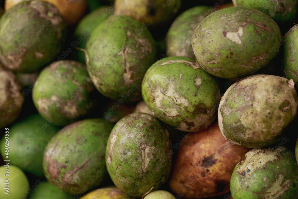 Makok or olive fruit in market, Thailand. Makok or olive fruit in market, Thailand.