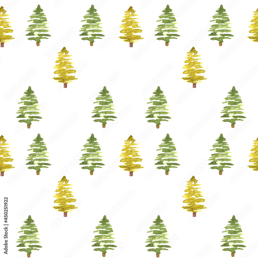 Fototapeta premium Christmas Tree Pattern