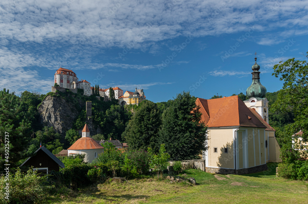 Castle of Vranov nad Dyji and Church of the Assumption of the Virgin Mary