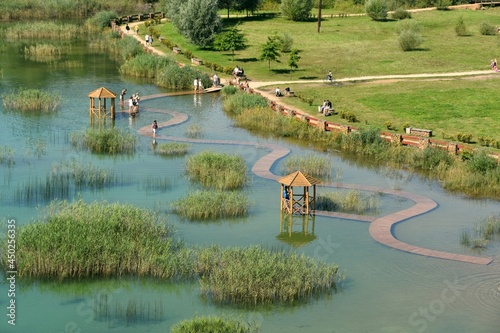 Park Gródek, dawny Kamieniołom, Polskie Malediwy, w Jaworznie na Śląsku