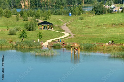 Park Gródek, dawny Kamieniołom, Polskie Malediwy, w Jaworznie na Śląsku © Albin Marciniak