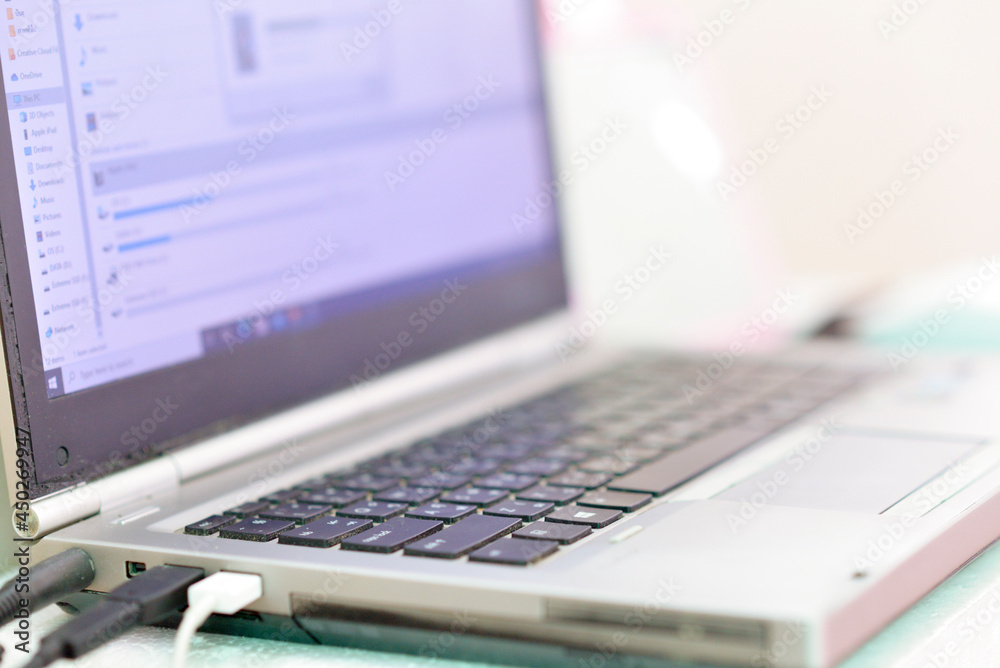 close up photo of laptop