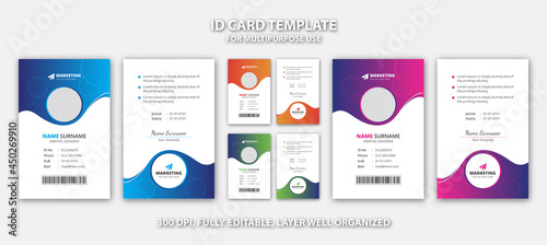 Creative Standard ID Card Template photo