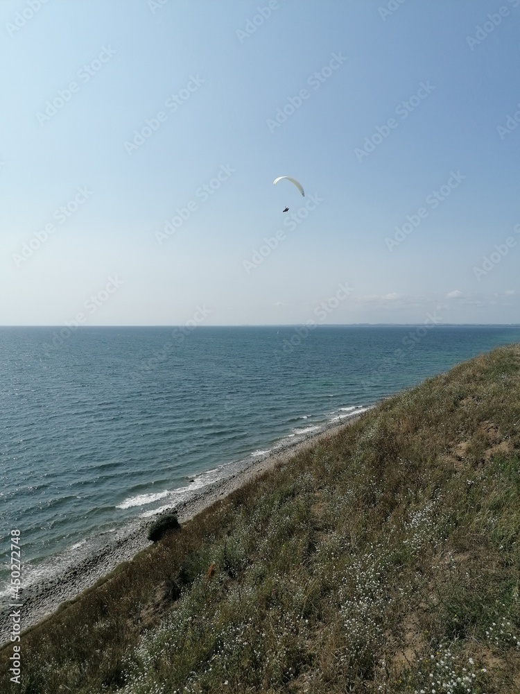 The romantic scenery in the coastal landscapes with beaches and hills in Southern Sweden, Scandinavia The romantic scenery in the coastal landscapes with beaches and hills in Southern Sweden, Scandinavia