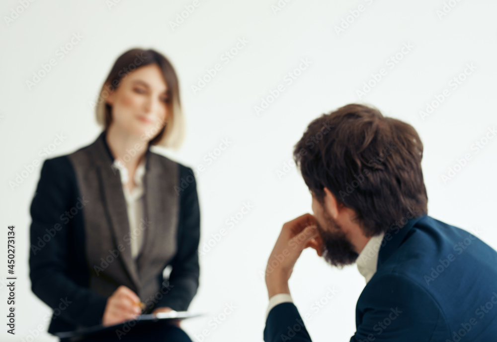 business men and women office job interview team business men and women office job interview team