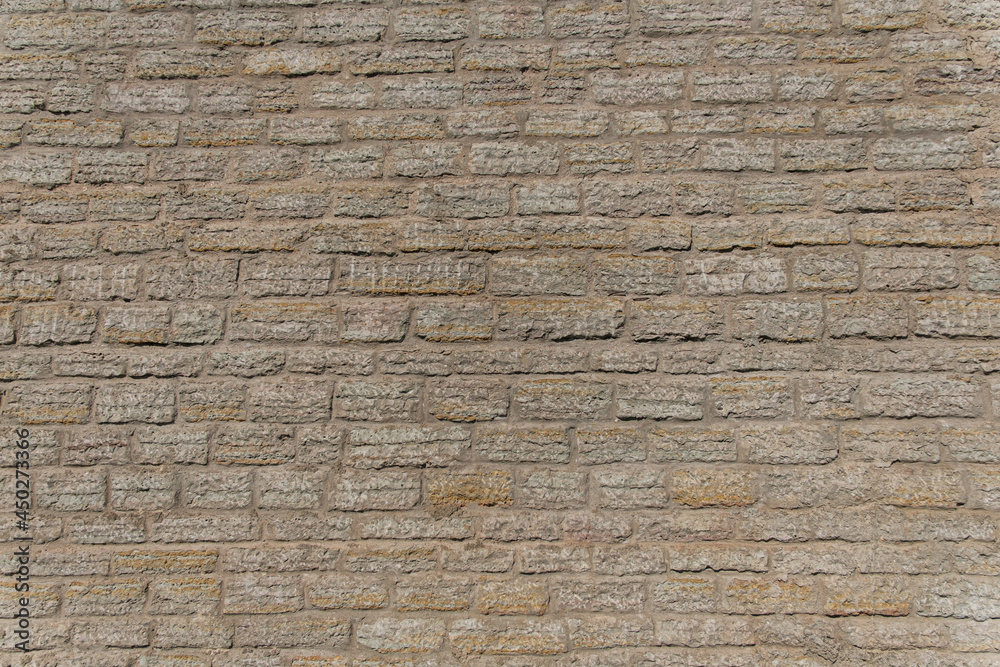Fototapeta premium Texture of an old wall with masonry.