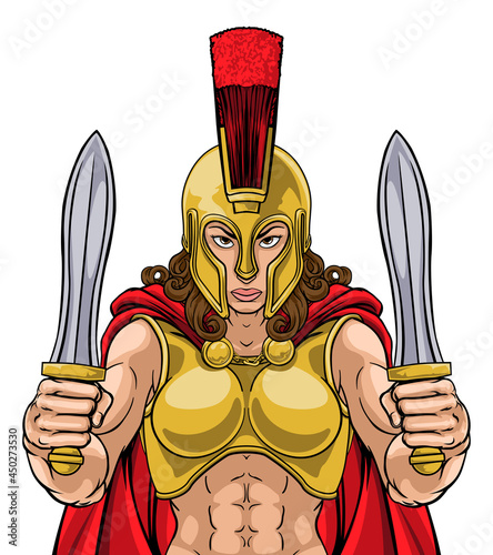 Spartan Trojan Female Warrior Gladiator Woman