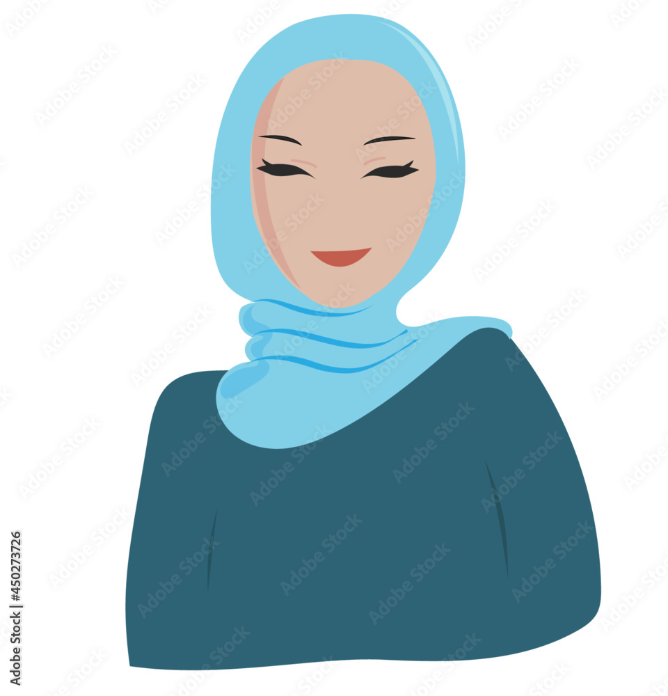 Portrait Of Muslim Beautiful Girl Portrait Of Muslim Beautiful Girl