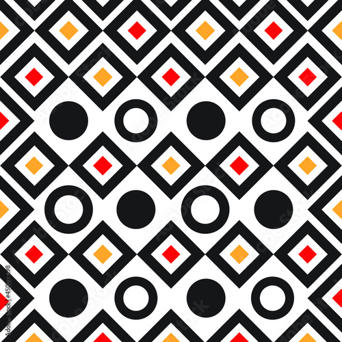 Colored textures, similar to African fabrics, essentially the samakaka fabrics often used in Angola.