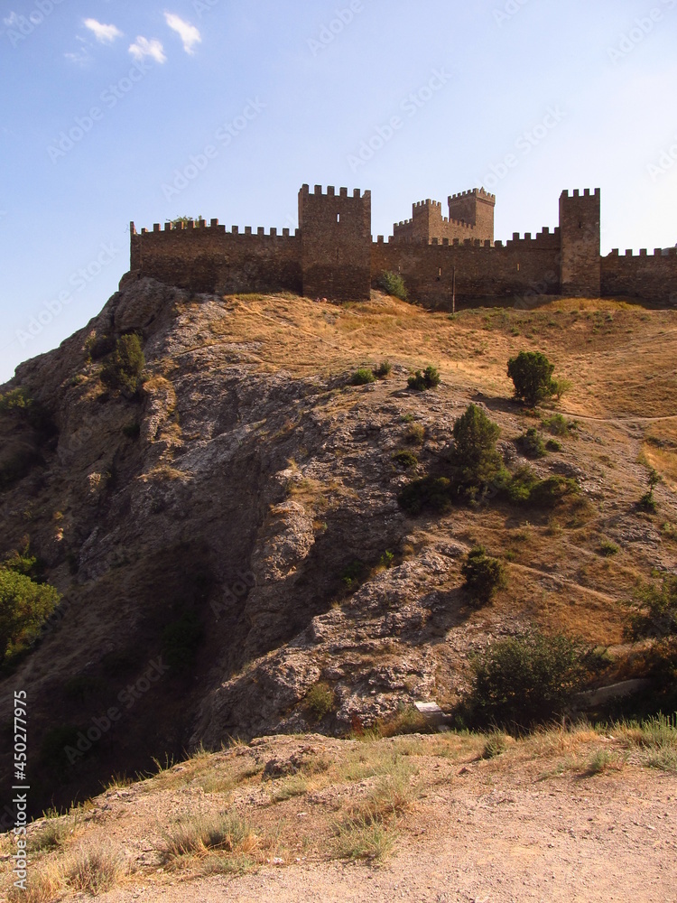 Stara forteca w Sudaku, Krym, Ukraina Stara forteca w Sudaku, Krym, Ukraina
