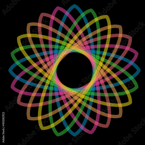 Very beautiful and colorful geometric pattern design for decorating, wallpaper, wrapping paper, fabric, backdrop and etc.