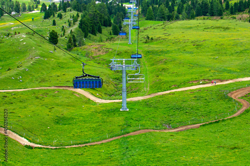 Alpine resort in the Dolomites,Cortina D Ampezzo,South Tyrol,Italy,Europe. photo