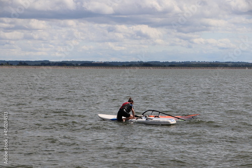 Windsurfing - nauka pływania na Jeziorze Nyskim
