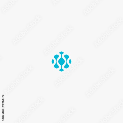 GENETIC LOGO DESIGN, DNA, MEDICAL, LABORATORY, MOLECULAR, SIMPLE VECTOR