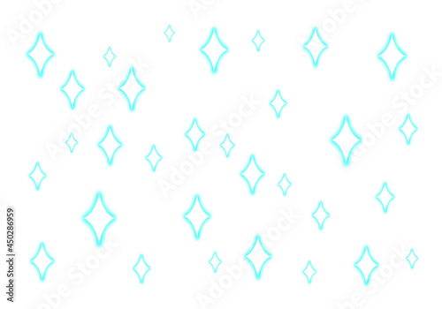 Blue glitter effect design