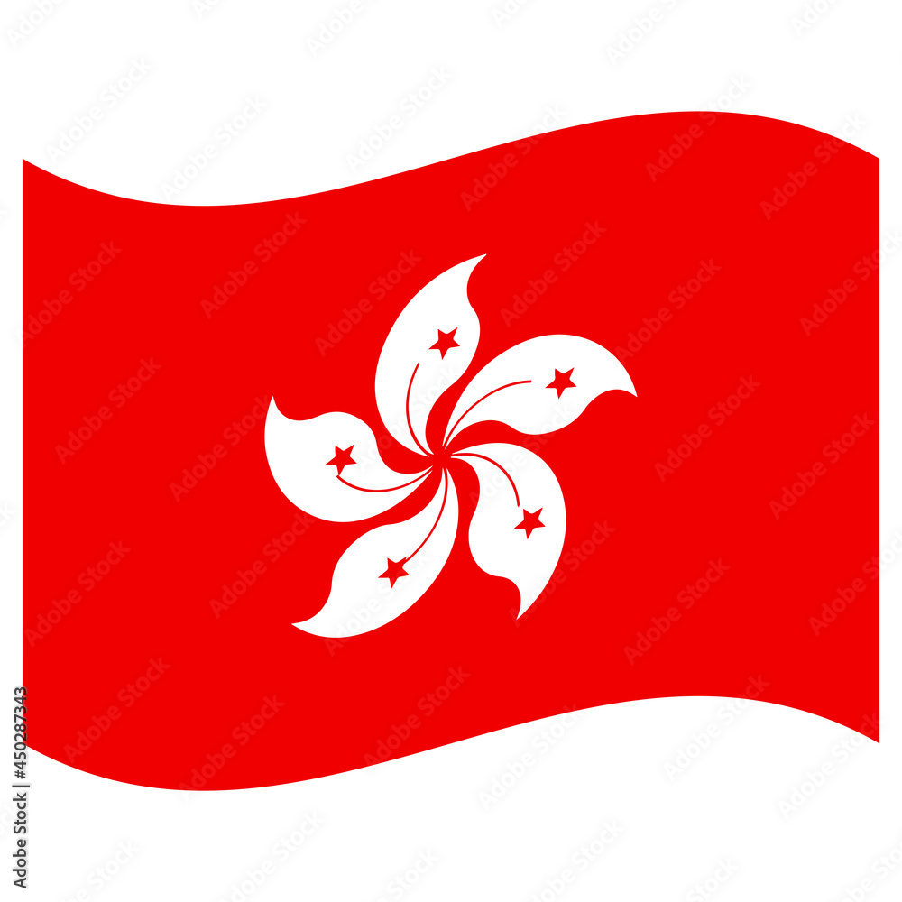 National flag of Hong Kong National flag of Hong Kong