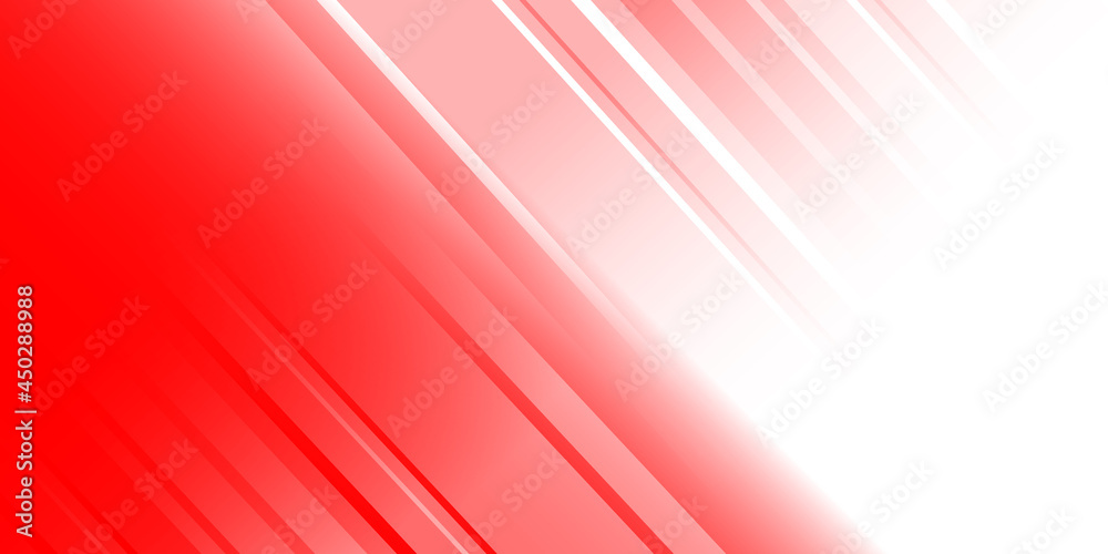 Abstract red and white background
