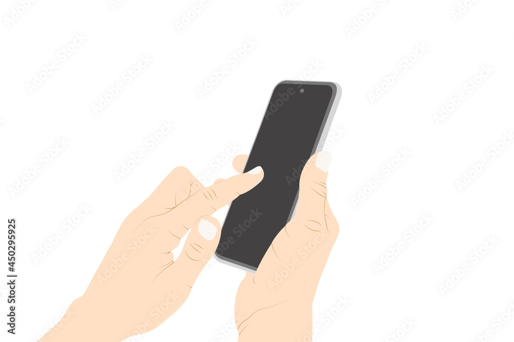 WHEN TOUCHING THE PHONE SCREEN, ACTIVATE, TOUCH, VECTOR STOCK WHEN TOUCHING THE PHONE SCREEN, ACTIVATE, TOUCH, VECTOR STOCK