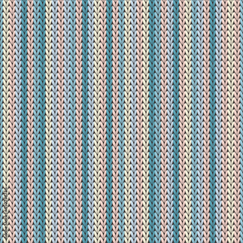Woven vertical stripes knit texture geometric