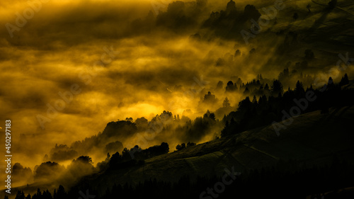 Fototapeta Naklejka Na Ścianę i Meble -  The Carpathian Mountsins. Ukraine.